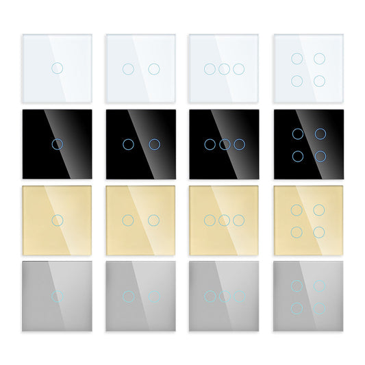 Smart Wifi Wall Light Switch Touch Glass Electric Tuya Home Products Decor Automation System Smart Solution 110V 220V 240V