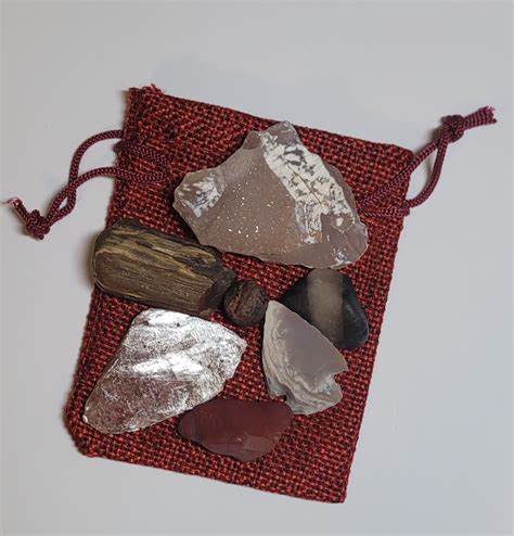 Raw Stone Sets - Seven Chakra Gem