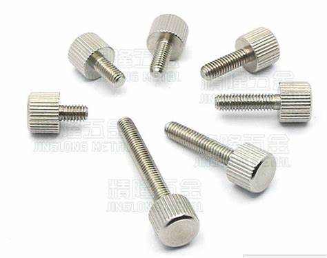 Silver Aluminum Knurling Screw