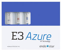 Import Endostar E3 Azure Orthopaedic Dental File Set, 25mm, 6 Pieces
