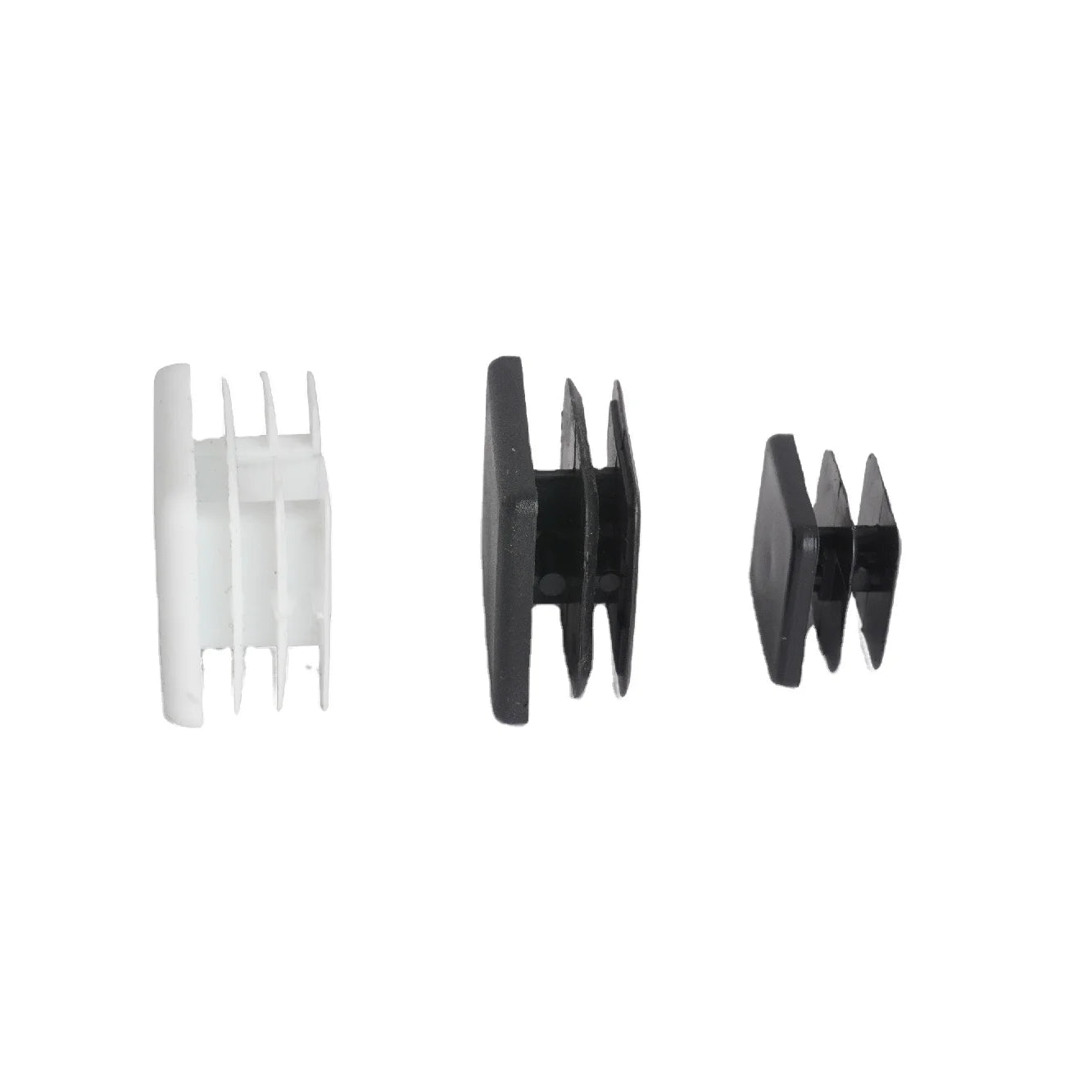 M8 M10 Square Threaded Tube Inserts Furniture Plastic Pipe End Cap Screw Nut Tube Plug