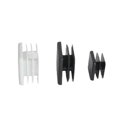 M8 M10 Square Threaded Tube Inserts Furniture Plastic Pipe End Cap Screw Nut Tube Plug
