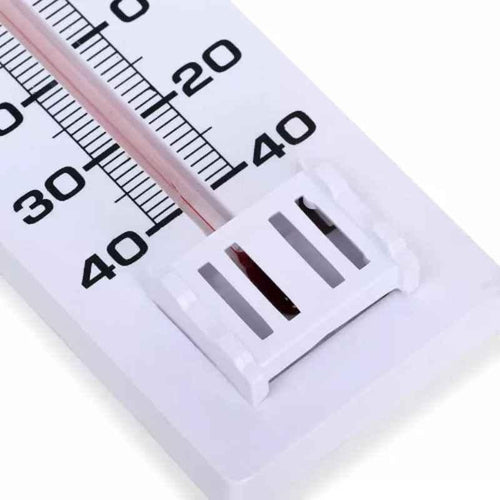 White Manual Display Wall Mounted Digital Room Thermometer