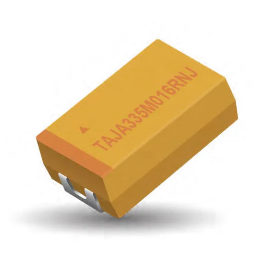 TAJ Series Standard and Low Profile Tantalum Capacitors MOSFET, TAJA335M016RNJ