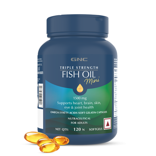GNC Triple Strength Fish Oil Mini SoftGel 1x120