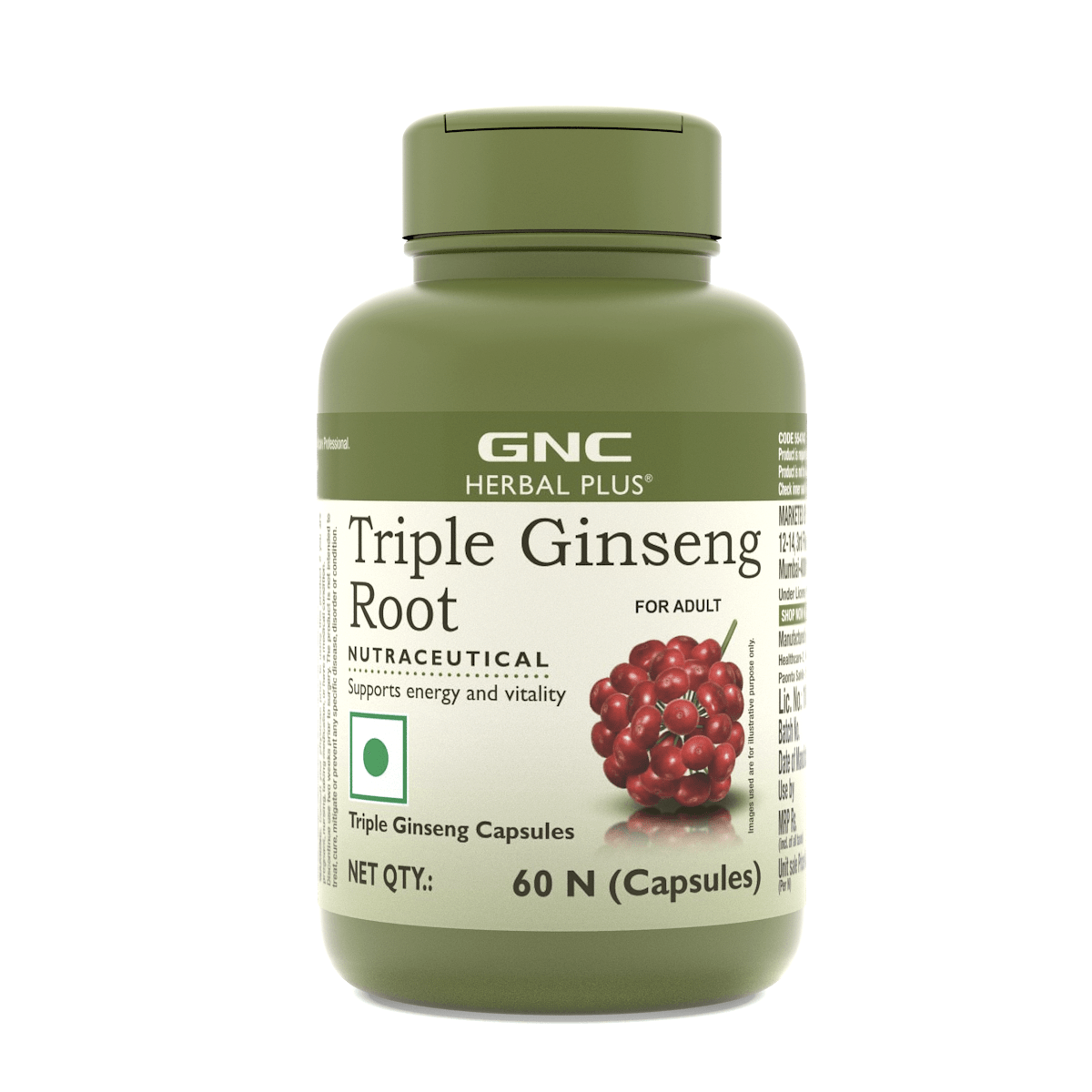 GNC Triple Ginseng Caps 1x60