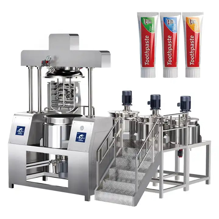 Toothpaste making machine Vacuum Emulsifier