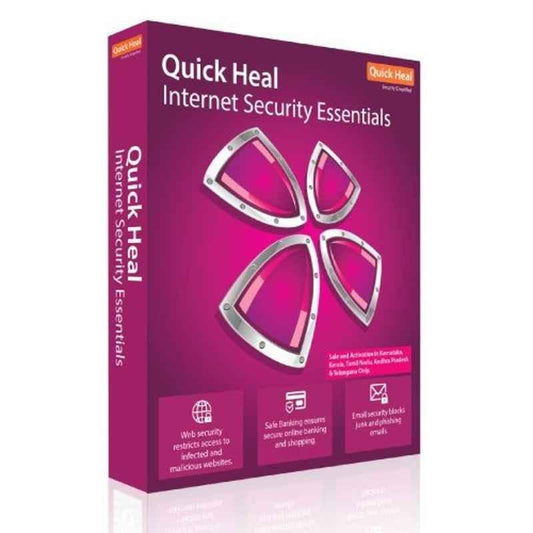 Quick Heal Internet Security Regular 5 Users 1 Year with CD/DVD