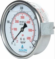 Instrumentation 0-700kg/cm² Glycerin Filled Pressure