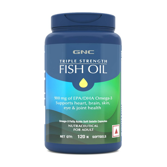 GNC Triple Strength Fish Oil SoftGel Cap 1x120