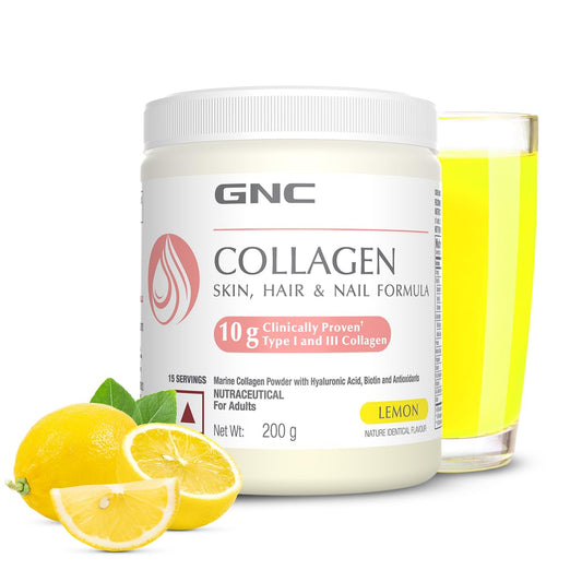 GNC Collagen pwdr Lemon 200gm
