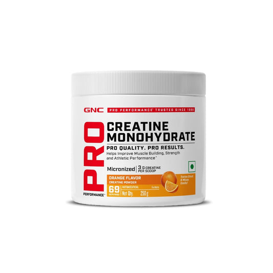 GNC Creatine Monohydrate Powder Orange 250gm