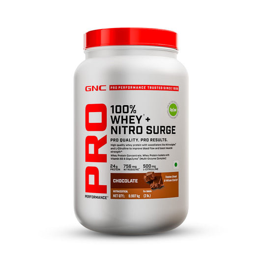 PP 100% Whey Nitro Surge Chocolate- 2LB