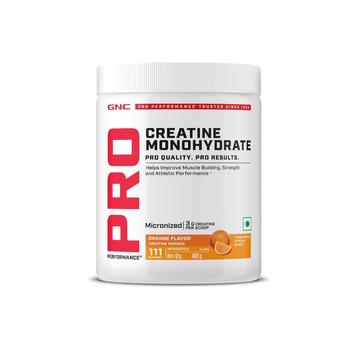 GNC Creatine Monohydrate Powder Orange 400gm