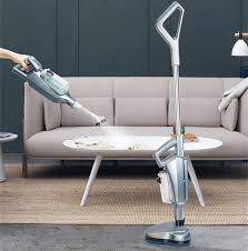 Green Industrial Housekeeping Multifunctional Electric Portable Floor 30ml/M Carpet Steamer Cleaners Steam Mop