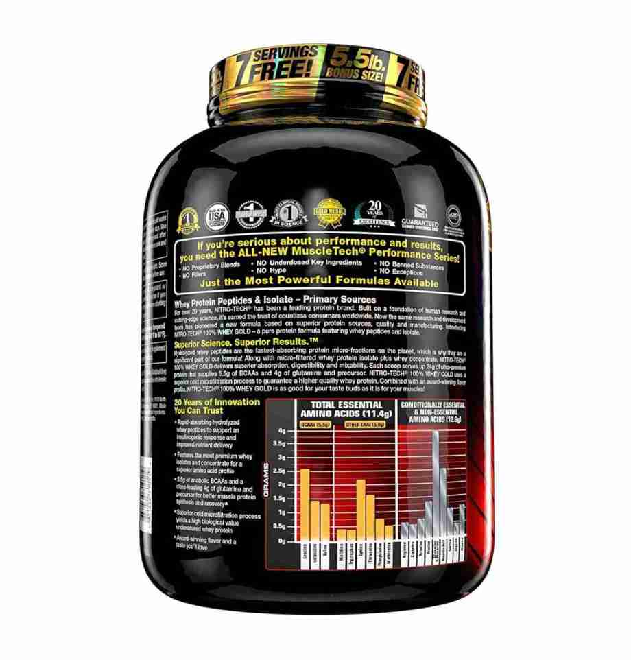 Muscletech Nitro-Tech 100% Whey Gold (Choco)