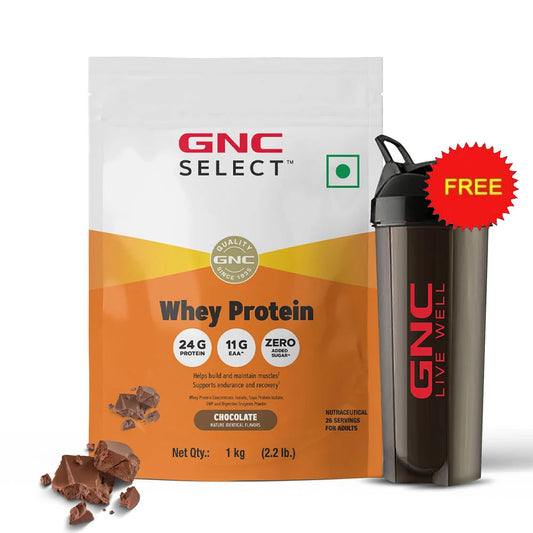 GNC PP SELECT Whey Protein Powder Chocolate 1Kg