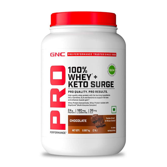 GNC PP 100% WHEY KETO SURGE CHOCOLATE 907gm