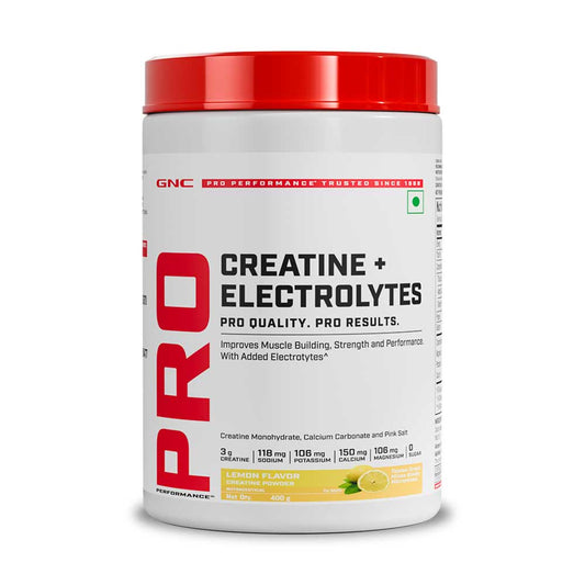 GNC CREATINE + ELECTROLYTES (LEMON) POWDER 400G