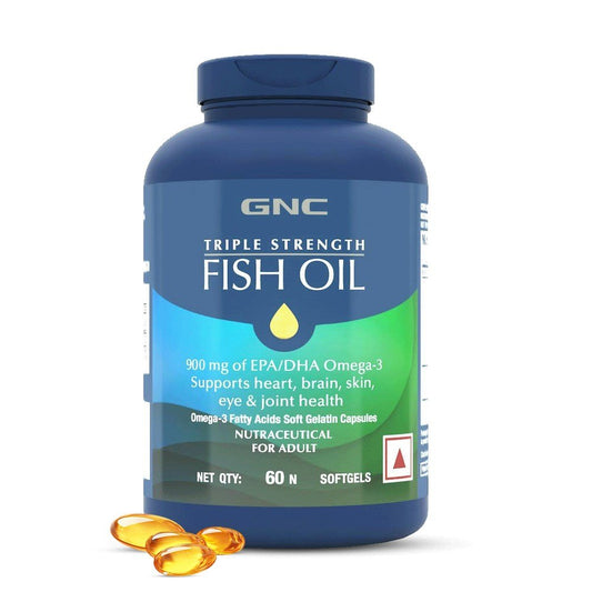 GNC Triple Strength Fish Oil SoftGel Cap 1x60