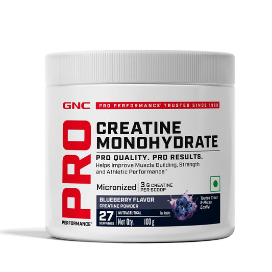 GNC Creatine Monohydrate Powder Blueberry 100gm