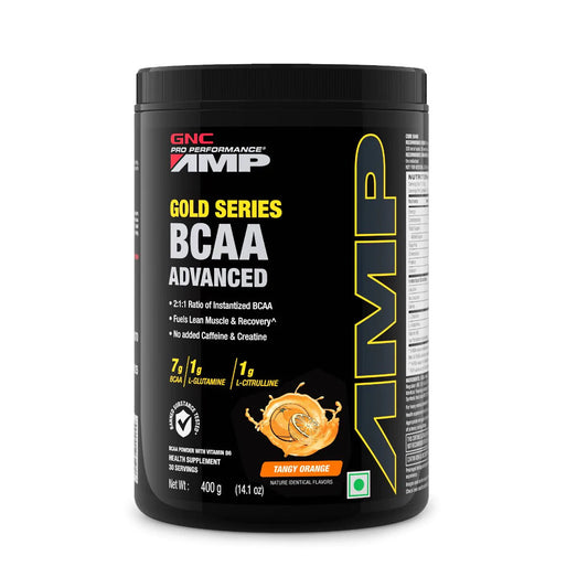 GNC AMP Gold Series BCAA Advanced Orange 400g