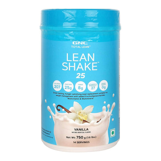 GNC Lean Shake Vanilla Flavour Powder 750gm